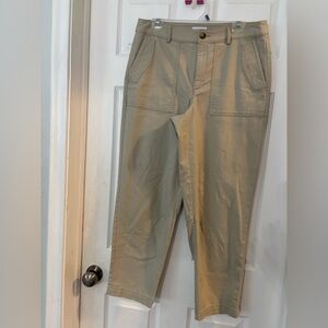 Ann‎ Taylor LOFT Outlet Women's Size 8 Cargo Pants Brown Khaki